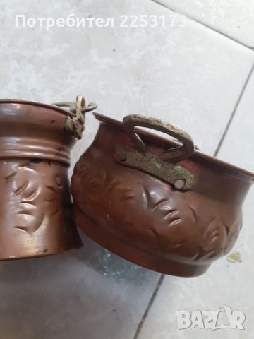 Две медни менчета лот, снимка 3 - Декорация за дома - 44258236