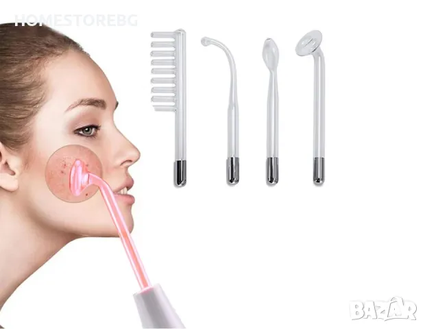 ХИТ АРТИКУЛ Козметичен уред за лице дарсонвал с антибактериално действие, снимка 8 - Медицински консумативи - 49450231