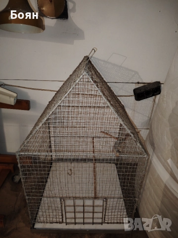 Метална клетка за птиче, снимка 2 - Декорация за дома - 52955752
