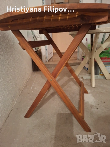 Градинска маса, снимка 3 - Градински мебели, декорация  - 53851369