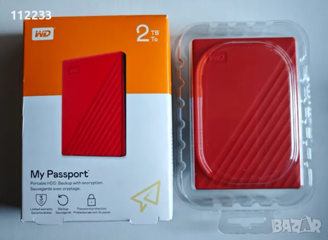 2TB 2,5" HDD Western Digital