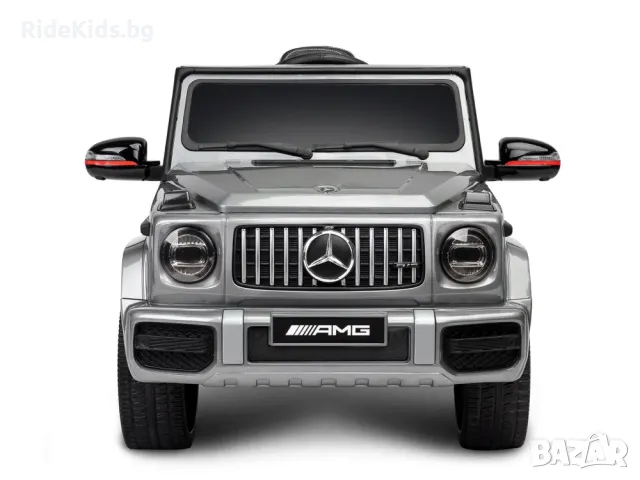 Mercedes G63 12V – Детски акумулаторен джип, Сив, EVA гуми, снимка 2 - Детски велосипеди, триколки и коли - 50038234