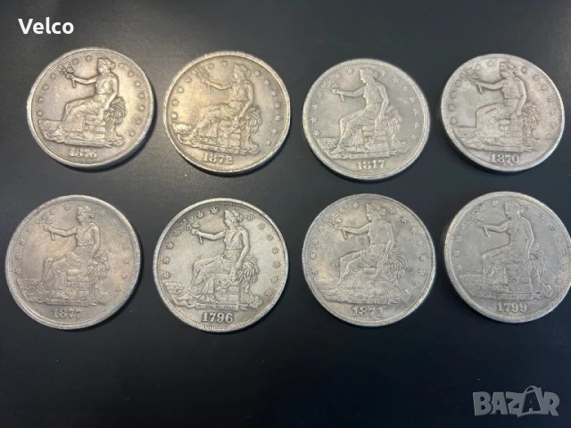 монети реплика на сребърни доларии, снимка 2 - Нумизматика и бонистика - 49630972
