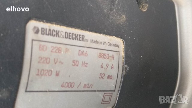 Ръчен циркуляр Black&Decker BD228, снимка 7 - Други инструменти - 39834189