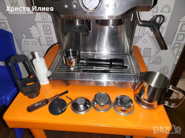 Еспресо машина SAGE Barista Express Кафемашина с кафемелачка, снимка 10 - Кафемашини - 53463298