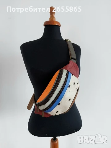 Suruka кожена чанта за кръста, снимка 1