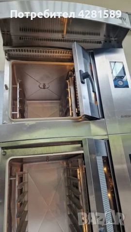 Немски конвектомати-фурни за хлебни и сладкарски изделия Wiesheu за 10 и 5 тави, снимка 4 - Други машини и части - 53655662