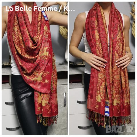 Шал от пашмина, снимка 5 - Шалове - 34241047