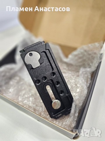 Nitze L-скоба за фотоапарати Canon R6 Mark II / R6 / R5 / R5 C – Arca-Swiss бързо освобождаване, снимка 8 - Чанти, стативи, аксесоари - 52976255