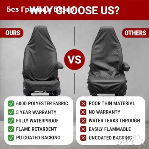 Нов Универсален водоустойчив калъф за шофьорска седалка  деца куче защита, снимка 3 - Други стоки за дома - 53818254