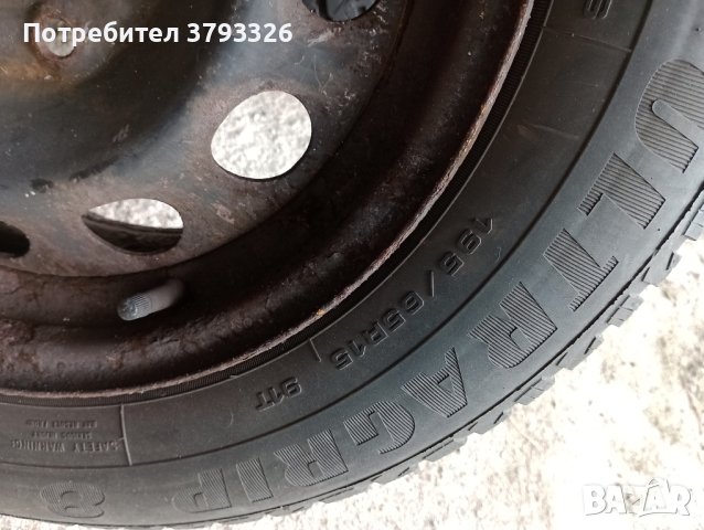 Метални джанти от БМВ Е46 с зимни гуми.Цената е за всички , снимка 3 - Гуми и джанти - 41870209