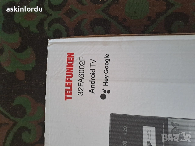 Android Tv Telefunken 32FA6002F за части, снимка 2 - Телевизори - 53139934
