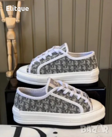 Дамски сникърси Christian Dior, снимка 4 - Кецове - 53529405
