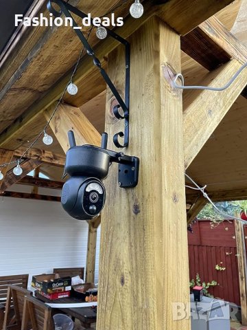 Нова камера за видеонаблюдение с акумулаторна батерия Панорама 355°, снимка 10 - HD камери - 41766169