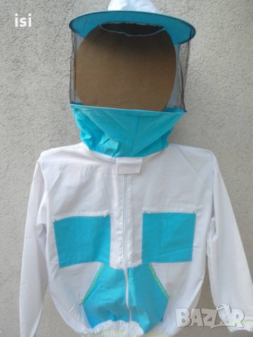 Пчеларски блузон яке плътно с цип модел 2-пчеларски инвентар