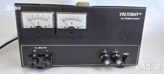 Лабораторно захранване VOLTCRAFT 40V 5A