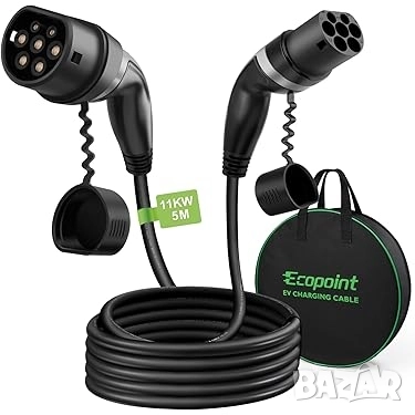 ПРОМО ! SIEKON 11 kW Type 2 to Type 2 кабел за зареждане на коли !