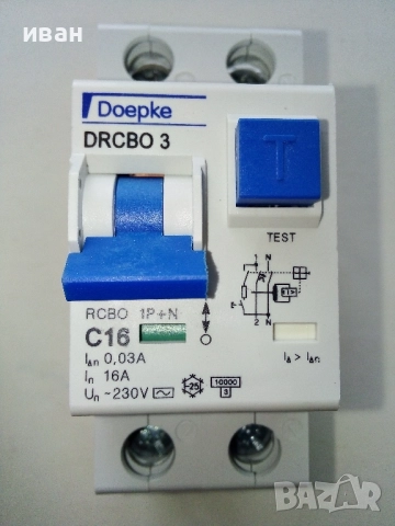 Комбинирани монофазни дефектнотокови защити 16 А., снимка 4 - Други машини и части - 52903968