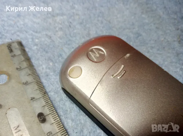 MOTOROLA C139 Стар КОЛЕКЦИОНЕРСКИ МОБИЛЕН ТЕЛЕФОН GSM АПАРАТ МОТОРОЛА 47688, снимка 11 - Motorola - 47609837