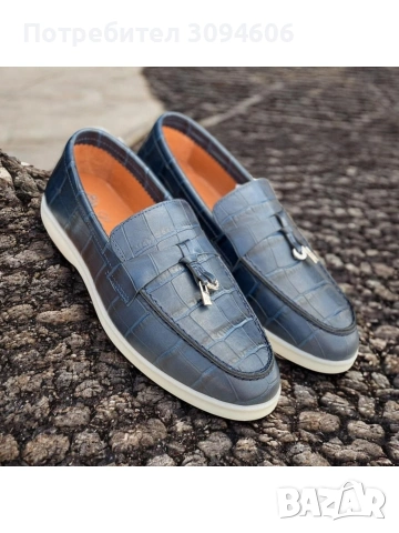 Мъжки мокасини естествена кожа, снимка 2 - Мокасини - 53324520