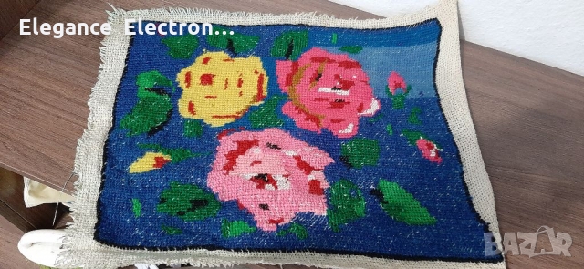 Ръчно изработен Гоблен Български Рози, снимка 4 - Гоблени - 36091991