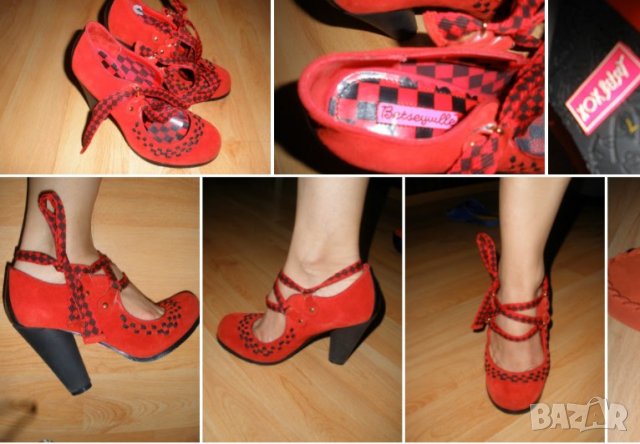 оригинални  марка  Betsey johnson обувки с ток, снимка 2 - Дамски елегантни обувки - 34338251