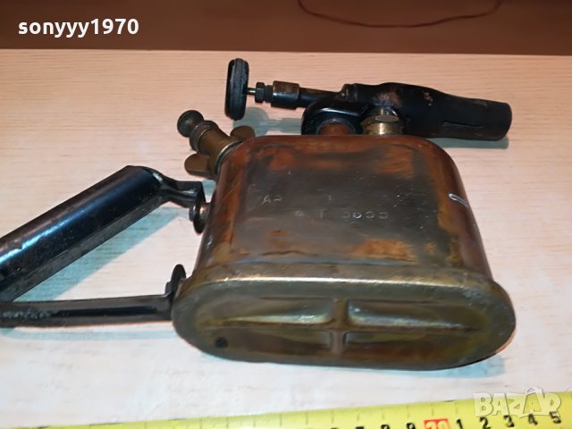 медна стара лампа от франция 3008210843, снимка 8 - Антикварни и старинни предмети - 33963284