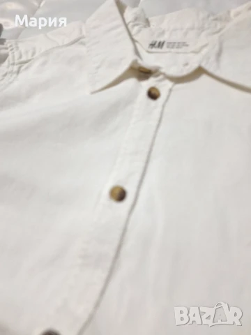 Риза на H&M 7-8 г - 7 лв, снимка 5 - Детски ризи - 50931710