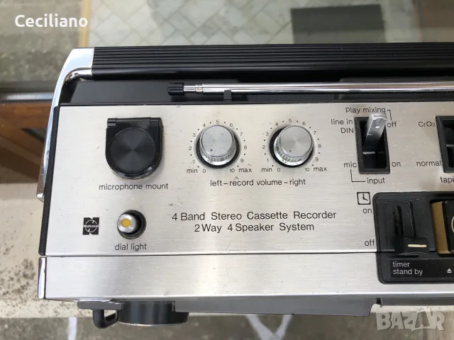 
Panasonic RS-4350LJ 

Matsushita Electric – японски радиокасетофон от края на 70-те години. , снимка 4 - Радиокасетофони, транзистори - 56048931