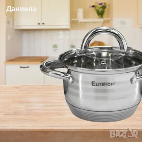 Комплект от 12 части тенджери с тройно дъно, високо немско качество, снимка 2 - Съдове за готвене - 48501781