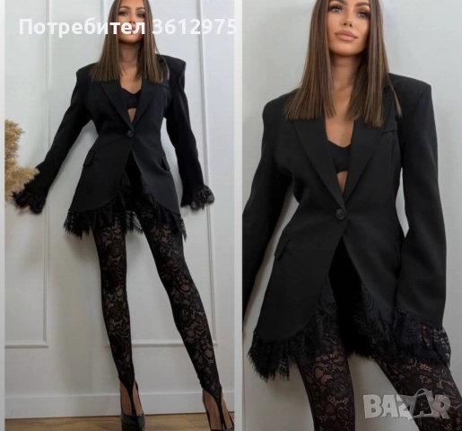 Сако с дантела