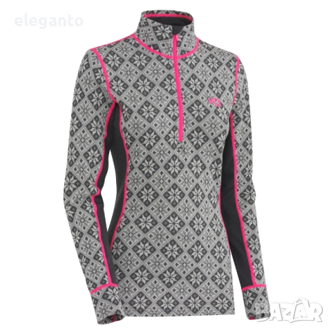 Дамска ! Helly Hansen Merino Wool Warm Freeze 1/2 Zip Base Layer , M размер