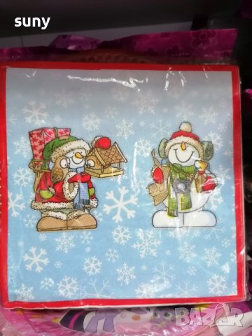 Коледни салфетки, снимка 1