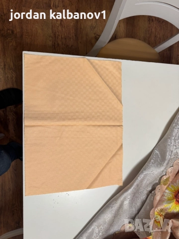 Салфетки от плат 2бр. в пакет само 4лв. пакета цвят Жълт и Прасковен, снимка 4 - Други стоки за дома - 52531404