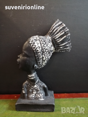 Декоративна статуетка африканка, снимка 3 - Статуетки - 36151266
