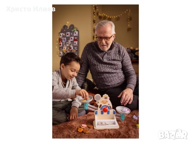 Дървена детска везна с аксесоари Образователна играчка, снимка 4 - Образователни игри - 48907262