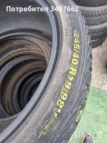 245 40 19 KUMHO 2бр зимни , снимка 4 - Гуми и джанти - 56220221