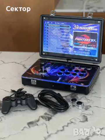 ЧИСТО НОВИ! Преносима Аркадна Ретро Конзола Pandora - 14 инча екран 28000 игри Nintendo Playstation