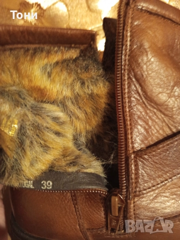 Buffalo London Нови Дамски Боти Изцяло от Естествена Кожа 38 , снимка 8 - Дамски боти - 52932024