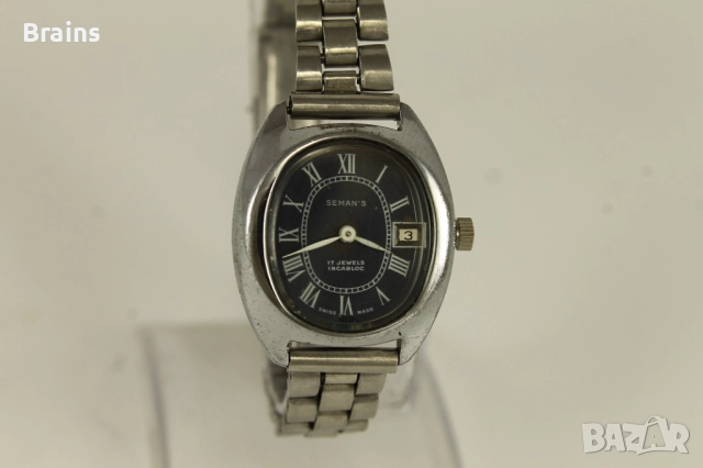 1960's SEMAN'S Швейцарски Дамски Ръчен Часовник, снимка 4 - Дамски - 51745636