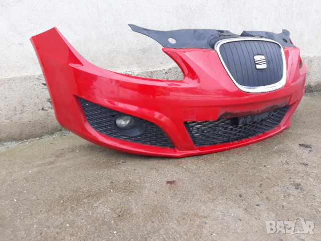 предна броня за сеат леон алтеа 09 - 15 с маска решетки халогени SEAT LEON ALTEA, снимка 2 - Части - 53626585