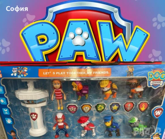 Комплект фигурки "Пес Патрул" с кула – Героите на Paw Patrol са тук, снимка 2 - Фигурки - 47946189