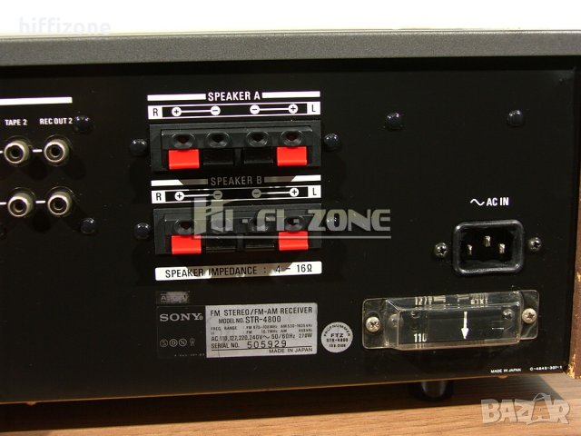 РЕСИВЪР   Sony str-4800 , снимка 8 - Ресийвъри, усилватели, смесителни пултове - 33986944