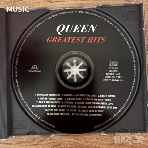 QUEEN - Greatest hits, снимка 3 - CD дискове - 53447220