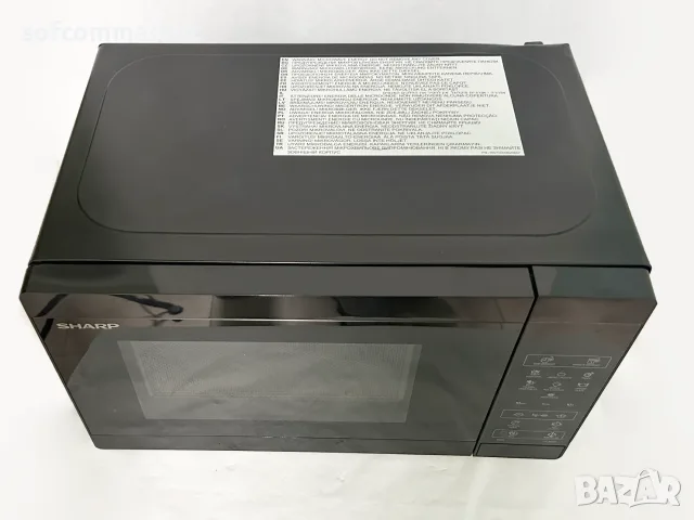 Чисто нова микровълнова фурна SHARP YC-MS02E-B (Транспортен дефект), снимка 2 - Микровълнови - 56128807