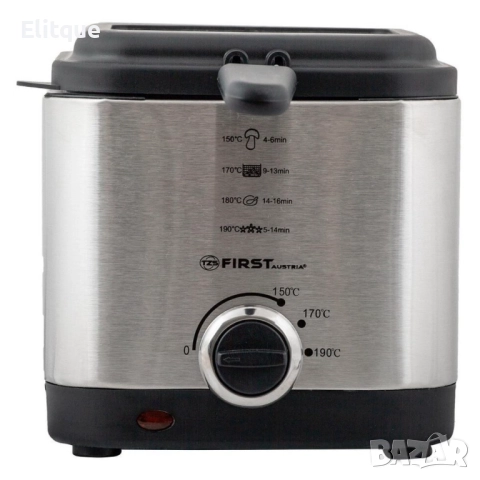 Фритюрник с вместимост 1,5 литра, мощност 900 W FIRST, снимка 6 - Друга електроника - 52854850