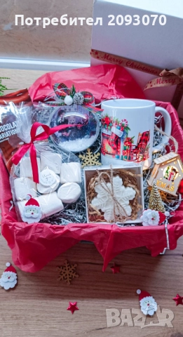 Коледна кутия в 2 варианта, снимка 2 - Декорация за дома - 52316399