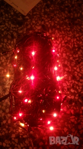 Коледни лампички Цветных микроламп - 50000 часов работы - Гирлянда Электрическая, снимка 8 - Декорация за дома - 51436847