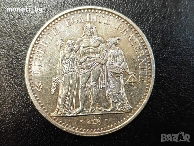 СРЕБРО Франция 10 франка 1968, снимка 2 - Нумизматика и бонистика - 53570915