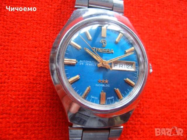 TRESSA QUALITY SYMBOL 25 Jautomatic Марков мъжки часовник, снимка 3 - Антикварни и старинни предмети - 53201447